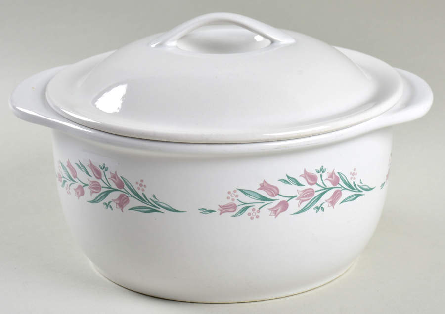 Rosemarie (Corelle) 1.5 Qt Round Covered Casserole by Corning Corelle-1