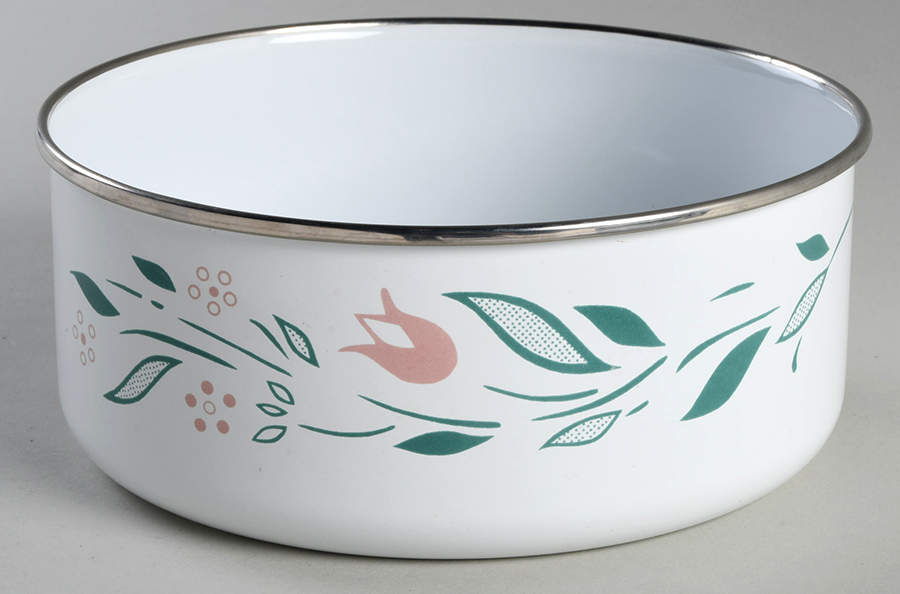 Rosemarie (Corelle) 7 3/8" Metal Bowl by Corning Corelle-1