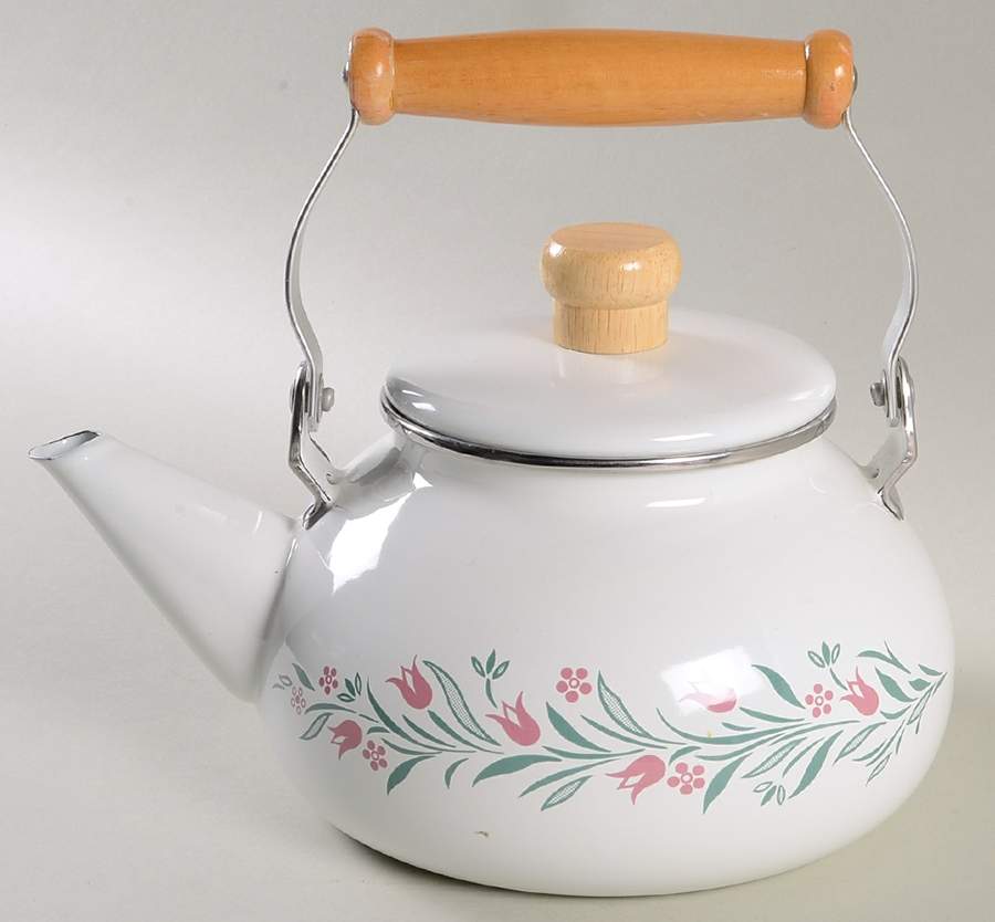 Rosemarie (Corelle) Metal Kettle & Lid by Corning Corelle-1