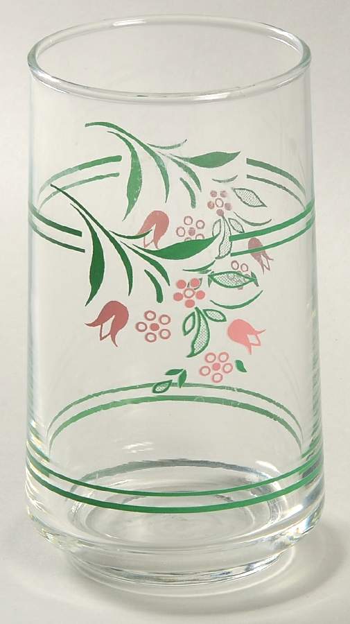 Rosemarie (Corelle) Glassware Tall Tumbler by Corning Corelle-1