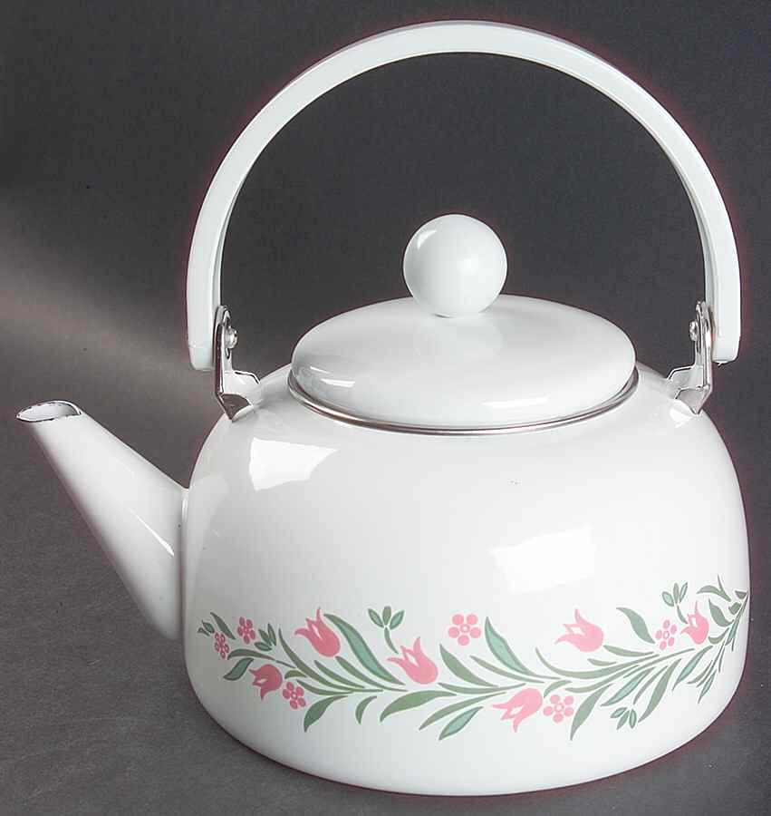 Rosemarie (Corelle) Metal Kettle & Lid by Corning Corelle-1
