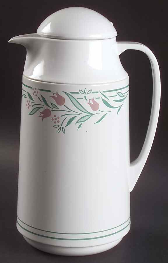 Rosemarie (Corelle) Plastic Thermos/Carafe & Lid by Corning Corelle-1
