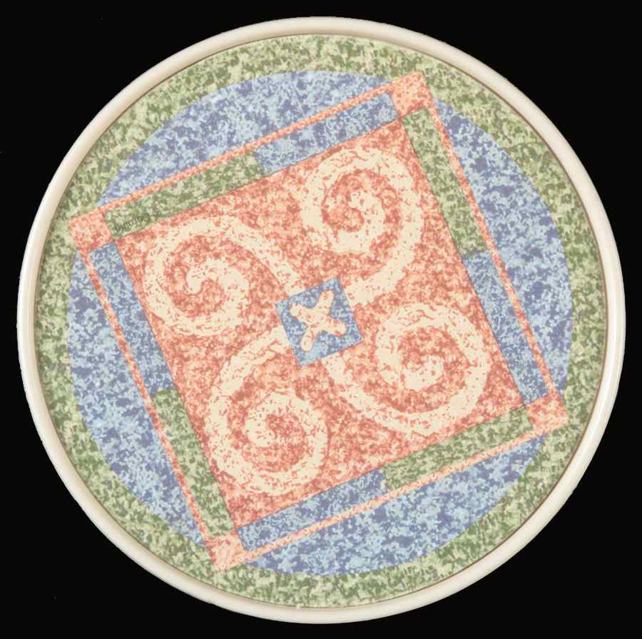 Sand Art (Corelle) Plastic Coaster by Corning Corelle-1