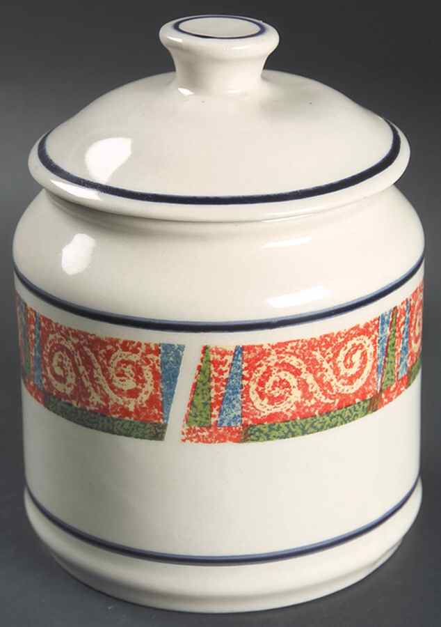 Sand Art (Corelle) Small Canister & Lid by Corning Corelle-1