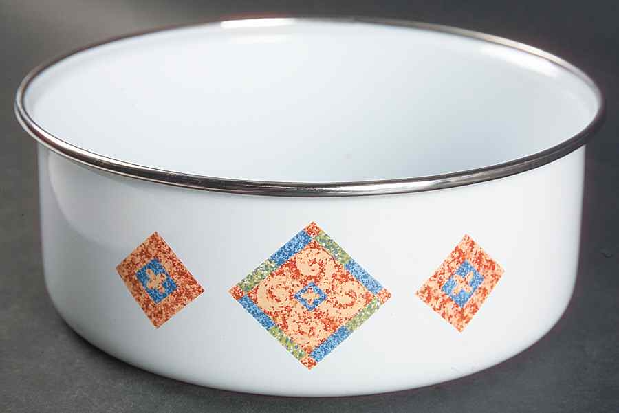 Sand Art (Corelle) 7" Metal Bowl by Corning Corelle-1