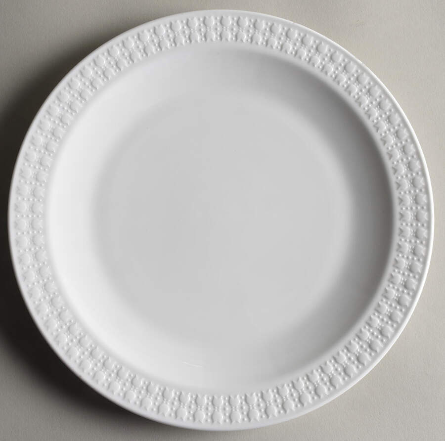 Sculptured Rim (No Trim, Centura) Dinner Plate by Corning Corelle-1