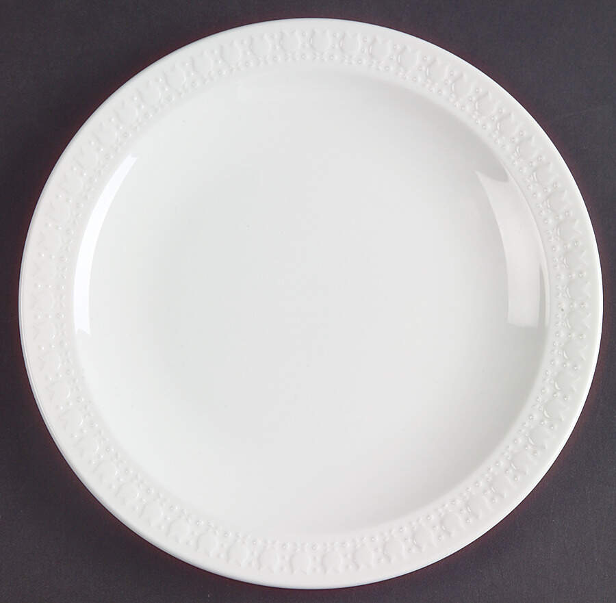 Sculptured Rim (No Trim, Centura) Dessert/Pie Plate by Corning Corelle-1