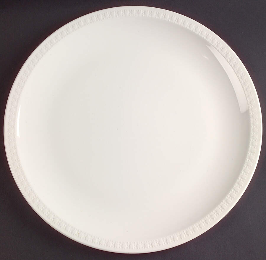 Sculptured Rim (No Trim, Centura) 12" Chop Plate (Round Platter) by Corning Corelle-1