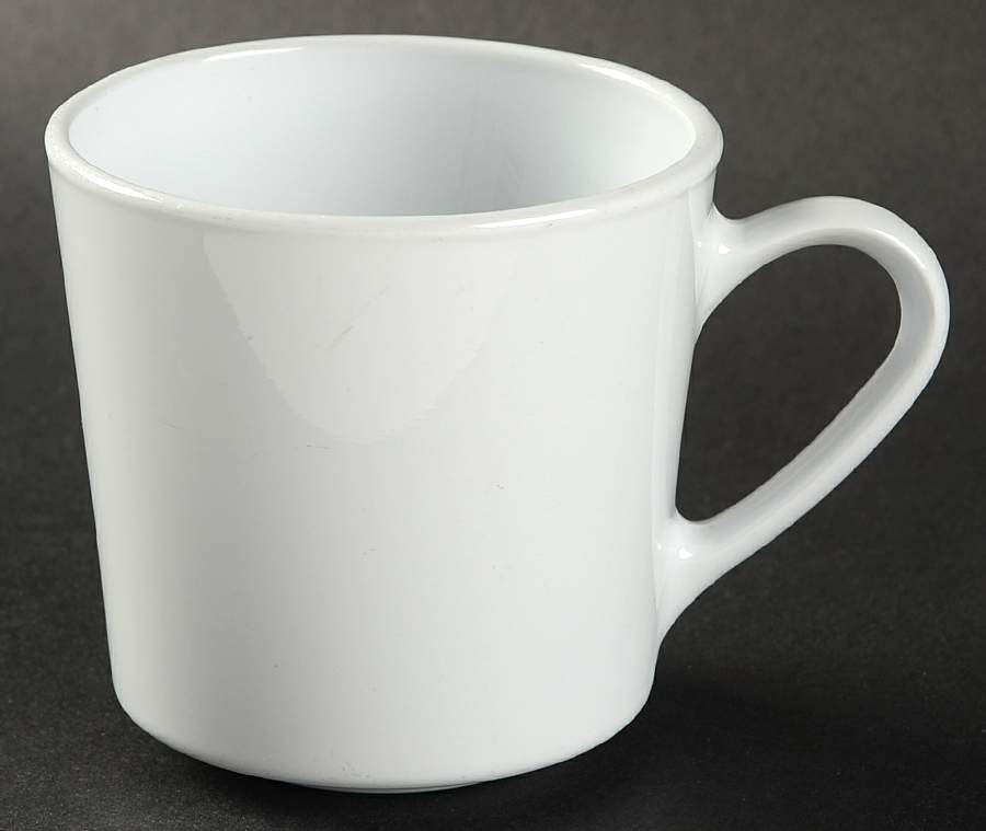 Sculptured Rim (No Trim, Centura) Flat Cup by Corning Corelle-1