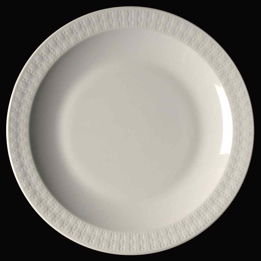 Sculptured Rim (No Trim, Centura) Luncheon Plate by Corning Corelle-1