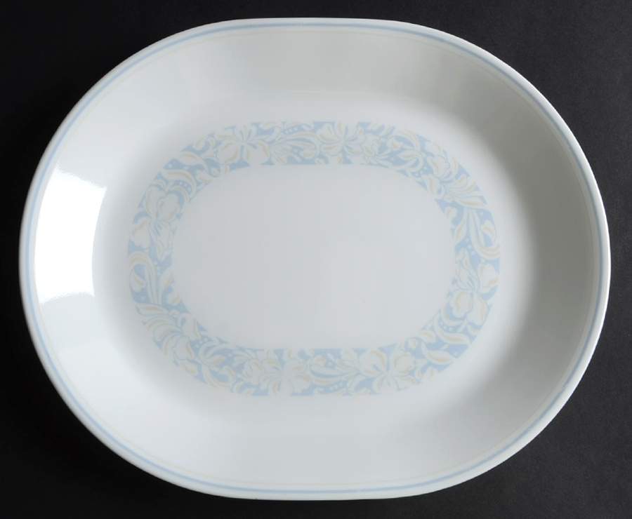 Sea and Sand (Corelle) 12" Oval Serving Platter by Corning Corelle-1
