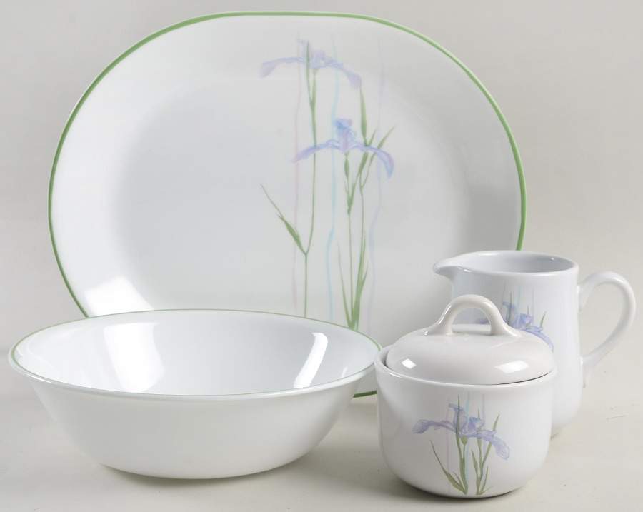 Shadow Iris (Corelle) 5 Piece Hostess Set by Corning Corelle-1