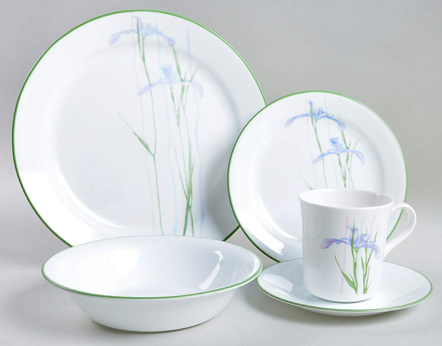Shadow Iris (Corelle) 5 Piece Place Setting by Corning Corelle-1