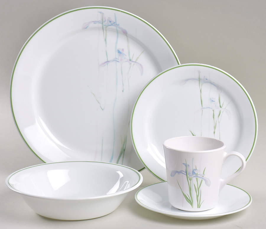 Shadow Iris (Corelle) 40 Piece Estate Set by Corning Corelle-1