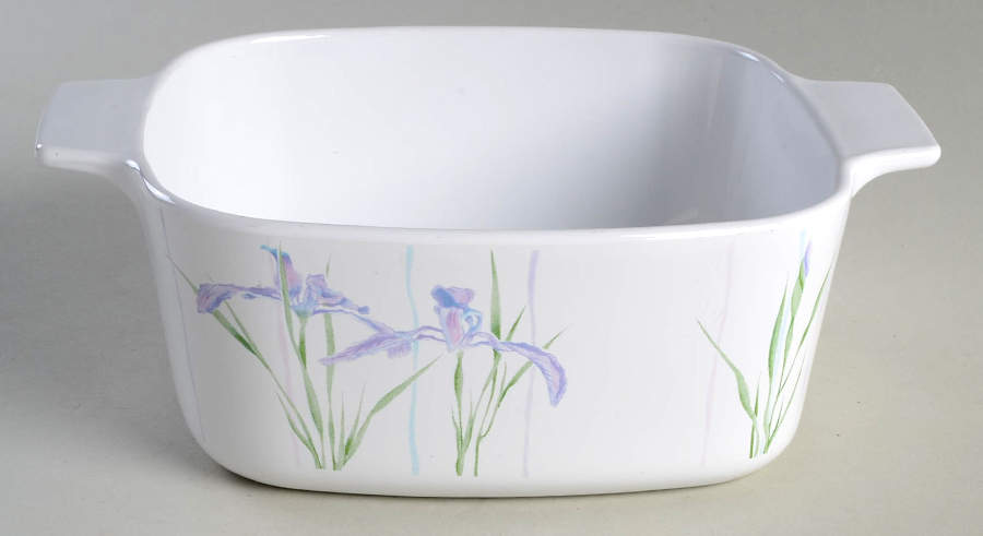 Shadow Iris (Corelle) 1.5 Quart Square Casserole No Lid by Corning Corelle-1