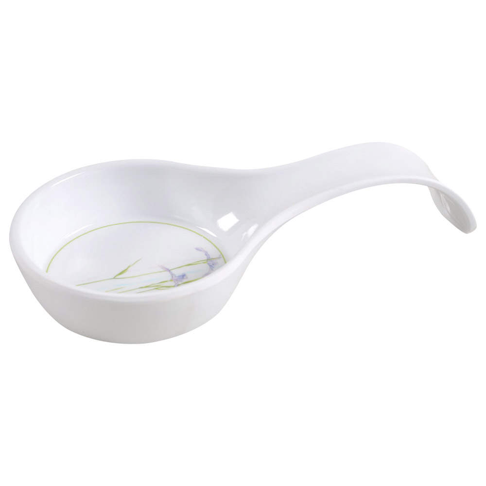 Shadow Iris (Corelle) Melamine Spoon Rest (Holds 1 Spoon) by Corning Corelle-1