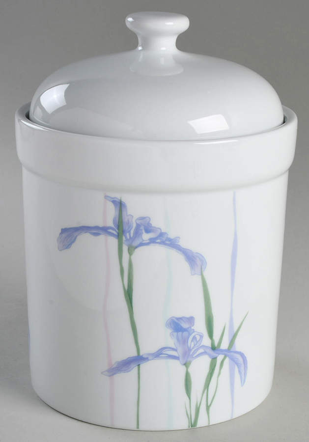 Shadow Iris (Corelle) Large Canister & Lid by Corning Corelle-1