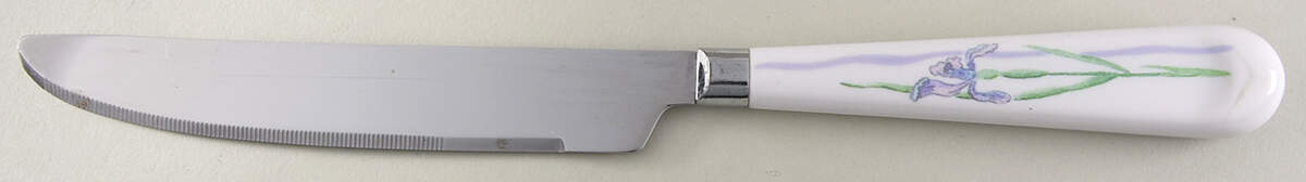 Shadow Iris (Corelle) Small Dinner Knife by Corning Corelle-1