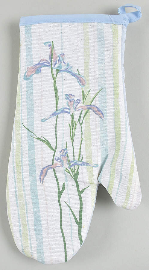Shadow Iris (Corelle) Cloth Oven Mitt by Corning Corelle-1