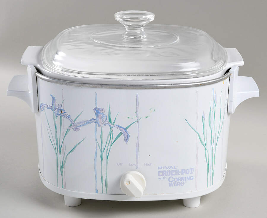 Shadow Iris (Corelle) 3 Piece 3 Quart Crock Pot by Corning Corelle-1