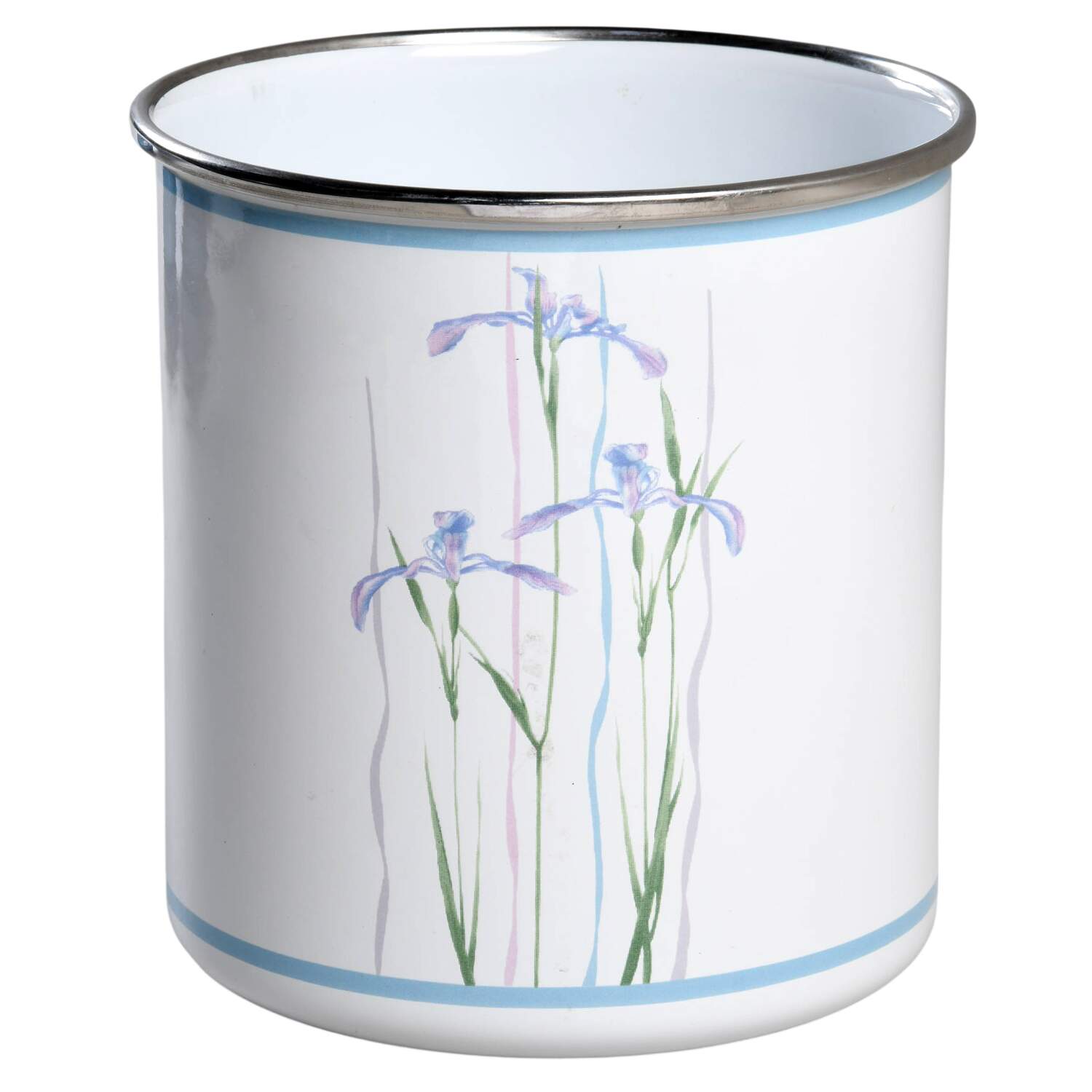 Shadow Iris (Corelle) Small Metal Canister No Wood Lid by Corning Corelle-1