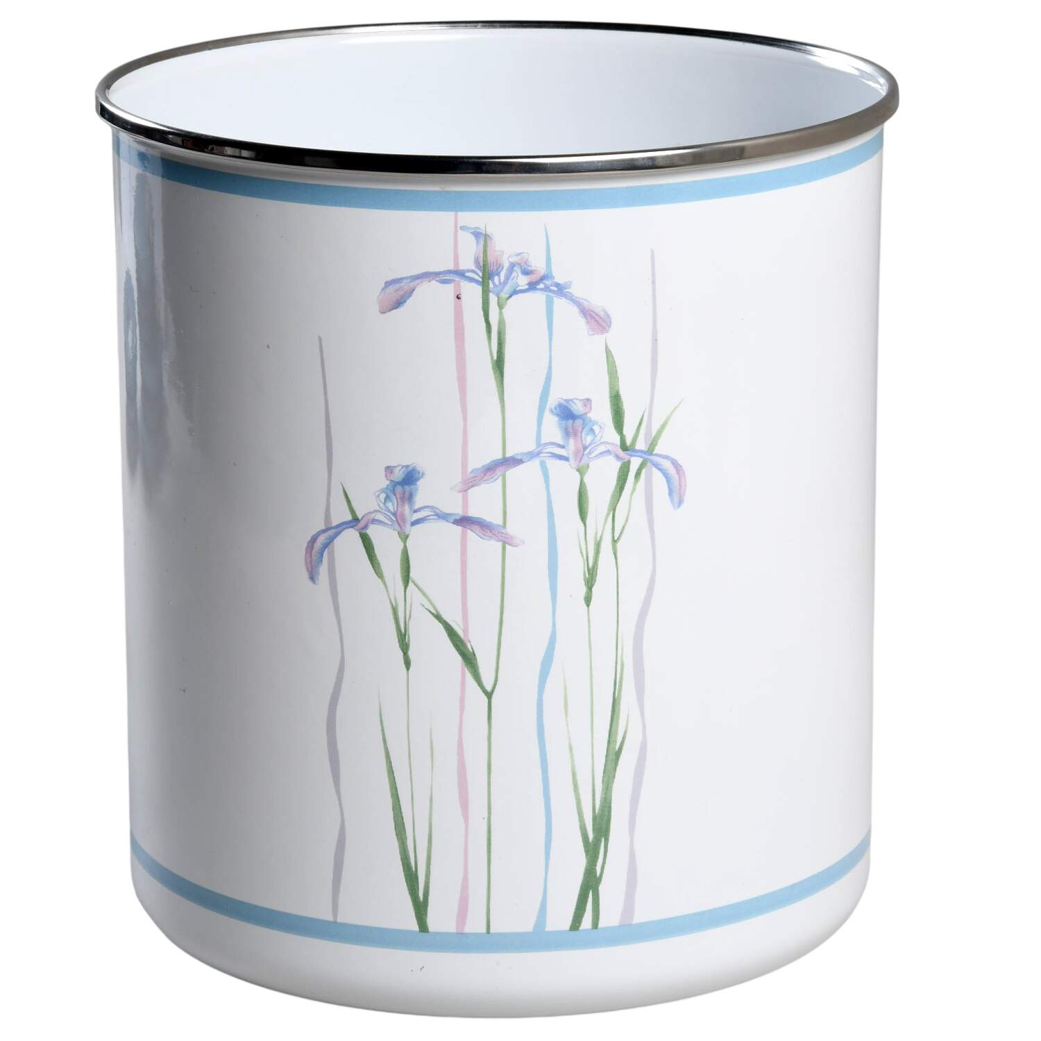 Shadow Iris (Corelle) Large Metal Canister No Wood Lid by Corning Corelle-1