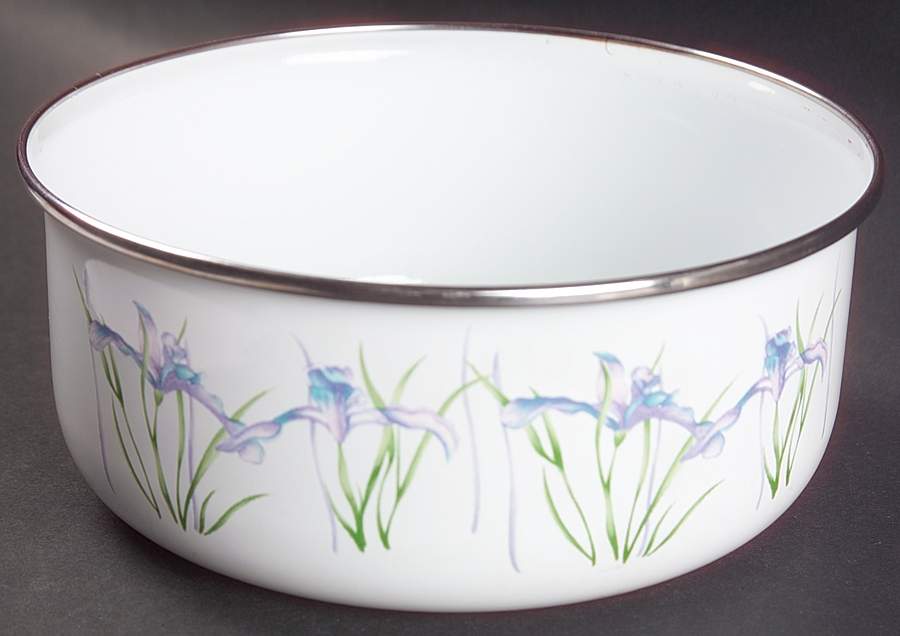 Shadow Iris (Corelle) 7 1/4" Metal Bowl by Corning Corelle-1