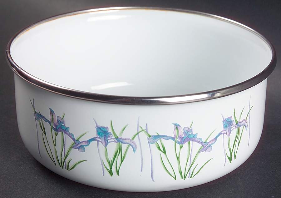 Shadow Iris (Corelle) 5 3/4" Metal Bowl by Corning Corelle-1