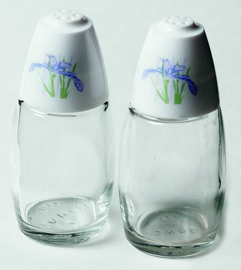 Shadow Iris (Corelle) Glassware Salt and Pepper Set by Corning Corelle-1
