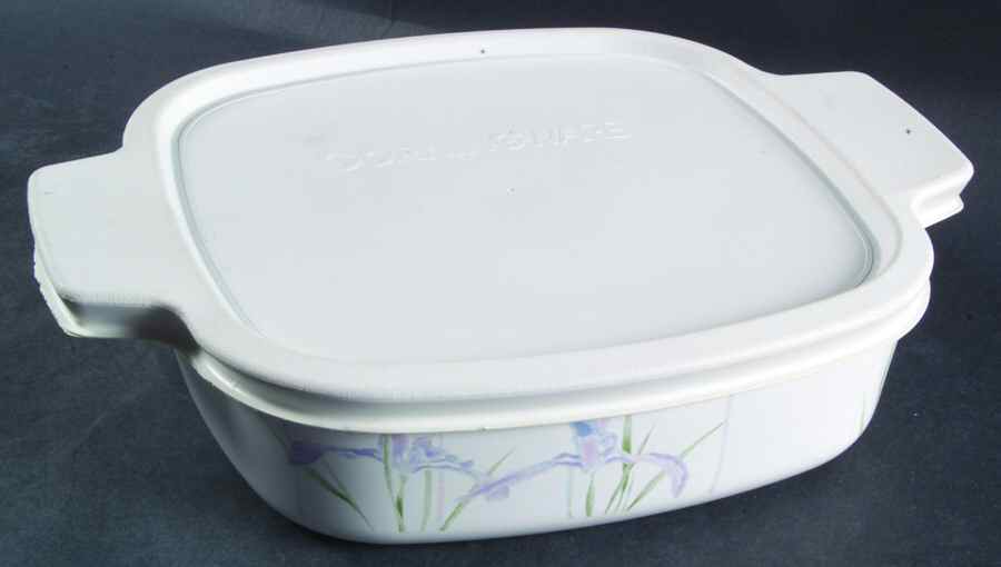 Shadow Iris (Corelle) 1 Quart Square Casserole with Lid by Corning Corelle-1