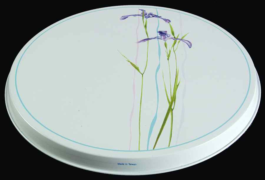 Shadow Iris (Corelle) 10" Round Individual Stove Cover by Corning Corelle-1