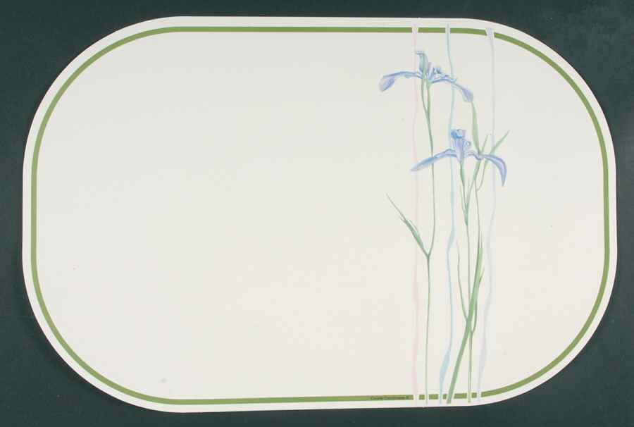 Shadow Iris (Corelle) Reversible Vinyl Placemat by Corning Corelle-1