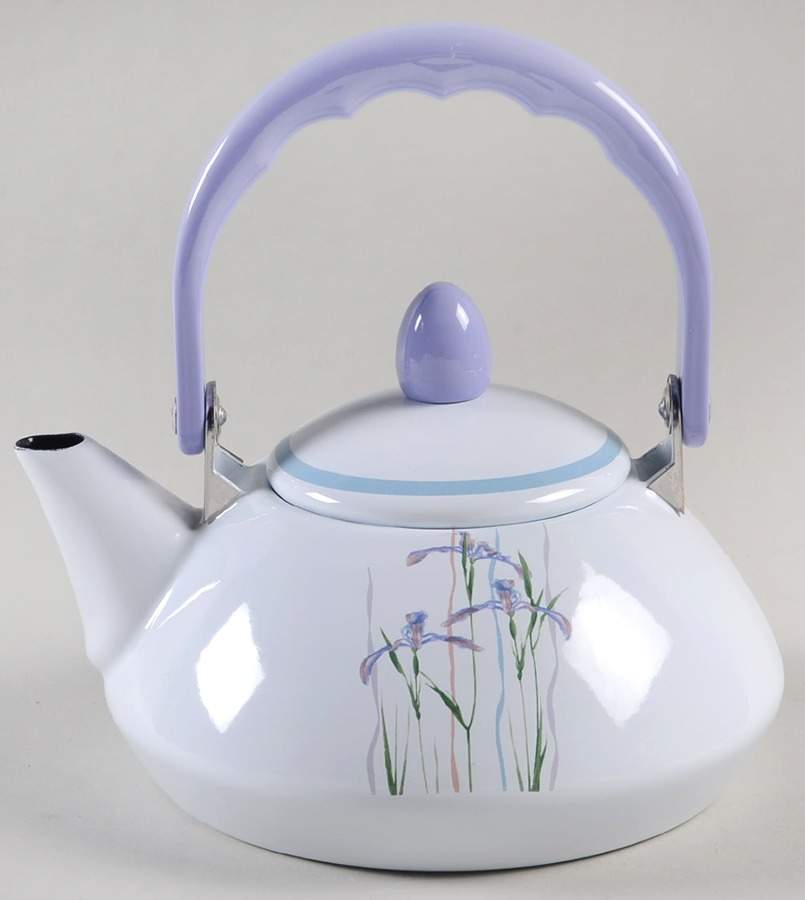 Shadow Iris (Corelle) Individual Metal Kettle & Lid by Corning Corelle-1