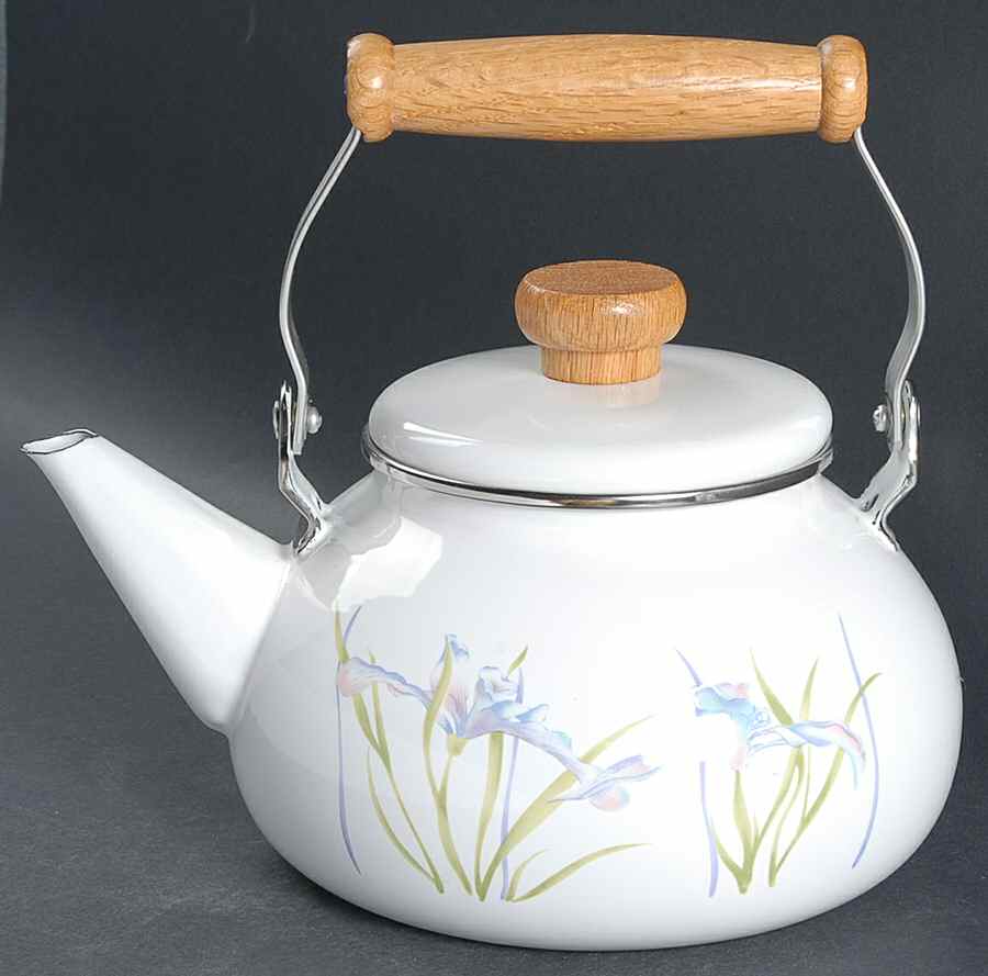Shadow Iris (Corelle) Metal Kettle & Lid by Corning Corelle-1