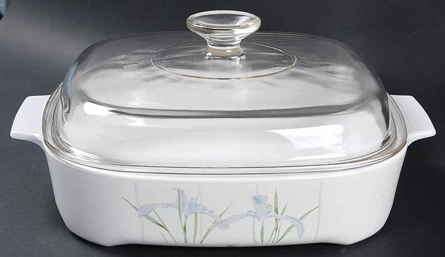Shadow Iris (Corelle) 10" Covered Browning Skillet by Corning Corelle-1