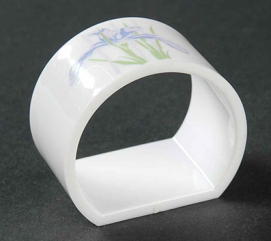 Shadow Iris (Corelle) Plastic Napkin Ring by Corning Corelle-1
