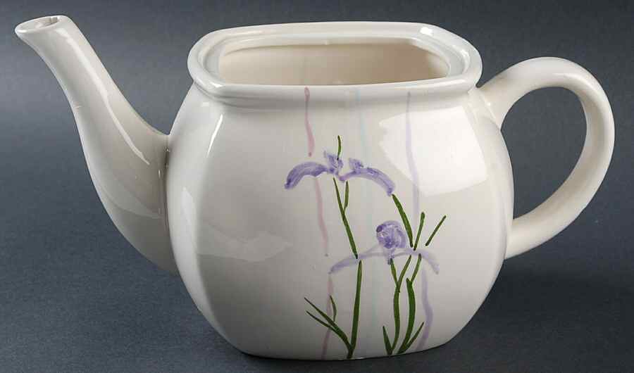 Shadow Iris (Corelle) Teapot No Lid by Corning Corelle-1