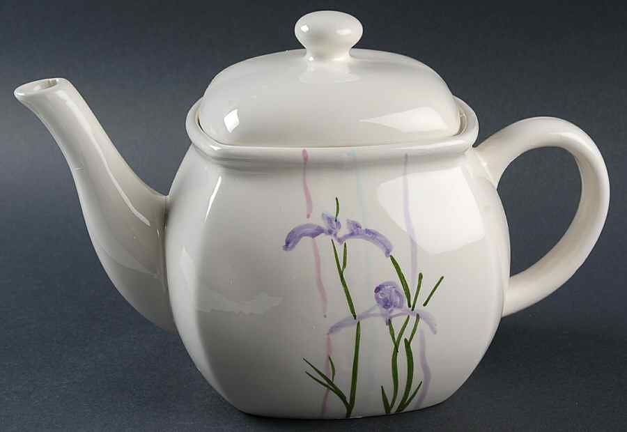 Shadow Iris (Corelle) Teapot & Lid by Corning Corelle-1