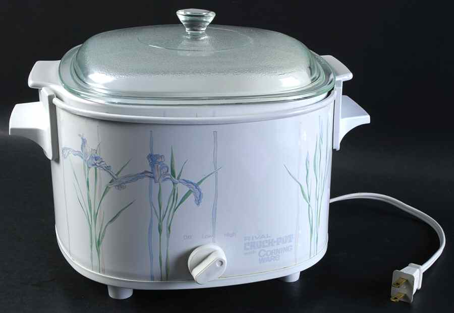 Shadow Iris (Corelle) 3 Piece 3 Quart Crock Pot by Corning Corelle-1
