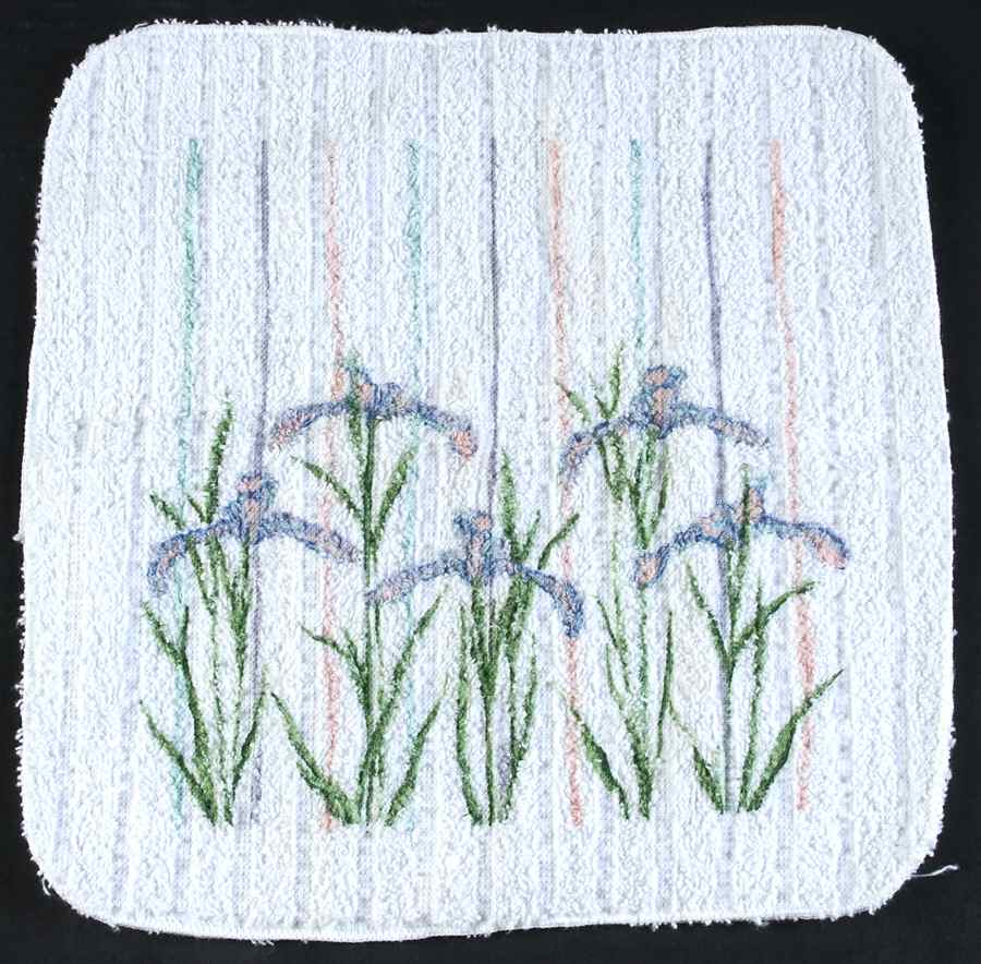 Shadow Iris (Corelle) Cloth Dish Towel by Corning Corelle-1