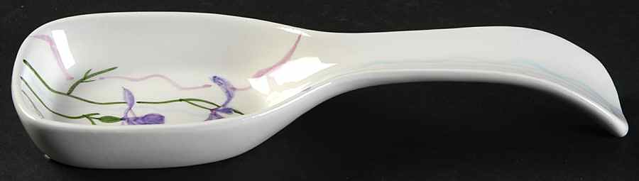 Shadow Iris (Corelle) Spoon Rest/Holder (Holds 1 Spoon) by Corning Corelle-1