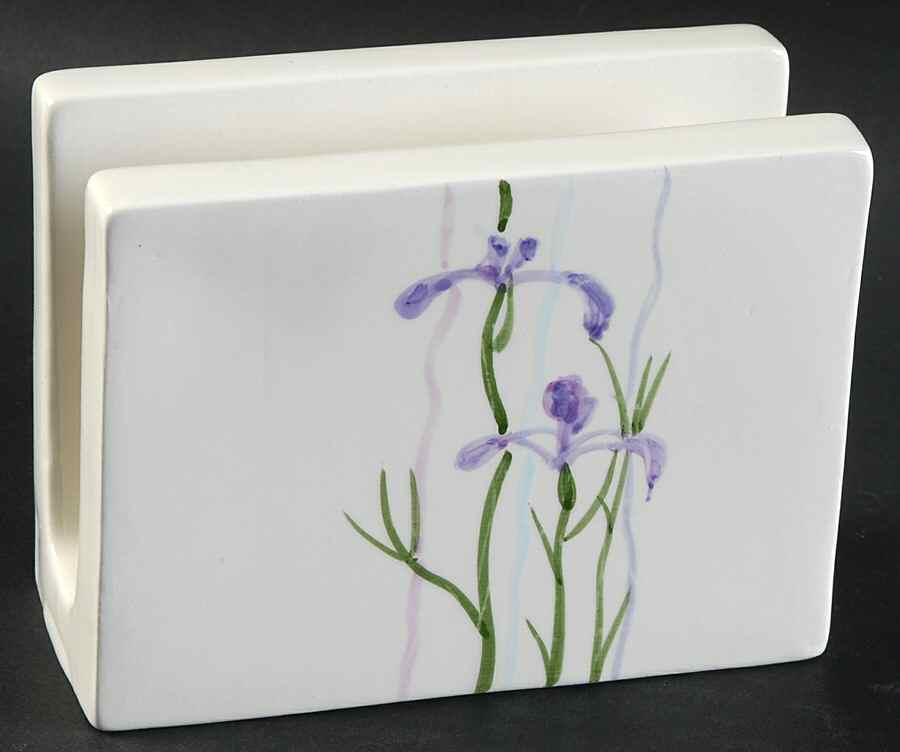 Shadow Iris (Corelle) Napkin Holder by Corning Corelle-1