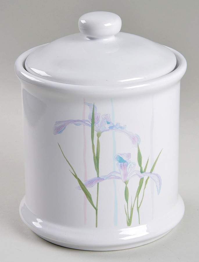 Shadow Iris (Corelle) Large Canister & Lid by Corning Corelle-1