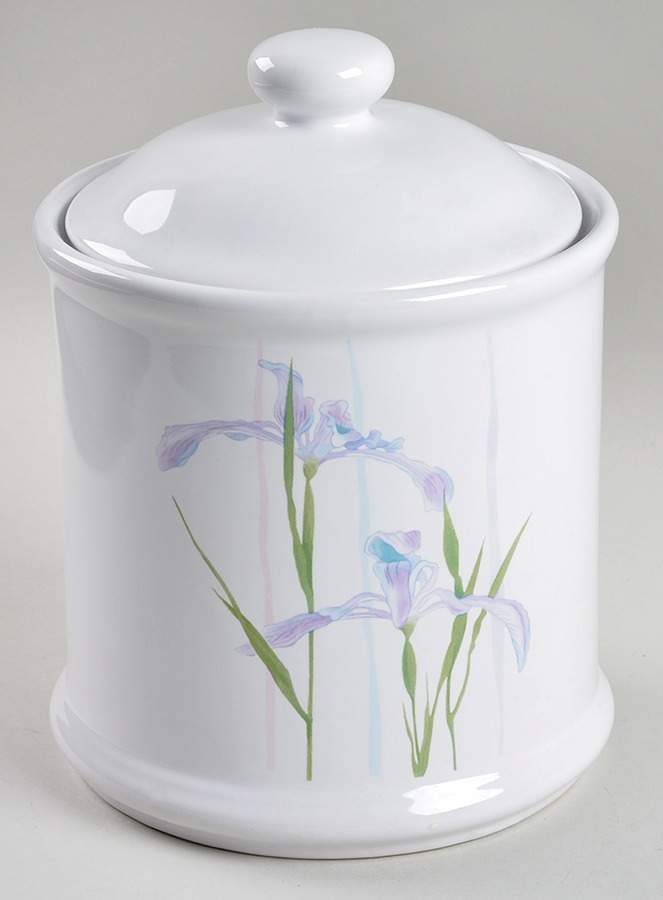 Shadow Iris (Corelle) Extra Large Canister & Lid by Corning Corelle-1