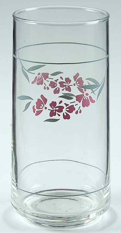Silk Blossoms (Corelle) 14 Oz Glassware Tumbler by Corning Corelle-1