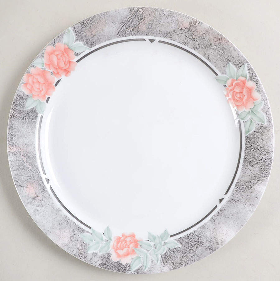 Silk and Roses (Corelle) Dinner Plate by Corning Corelle-1