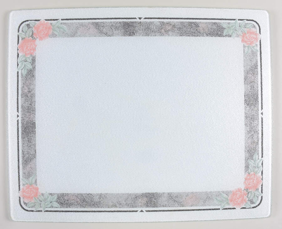 Silk and Roses (Corelle) 20" Counter Saver by Corning Corelle-1