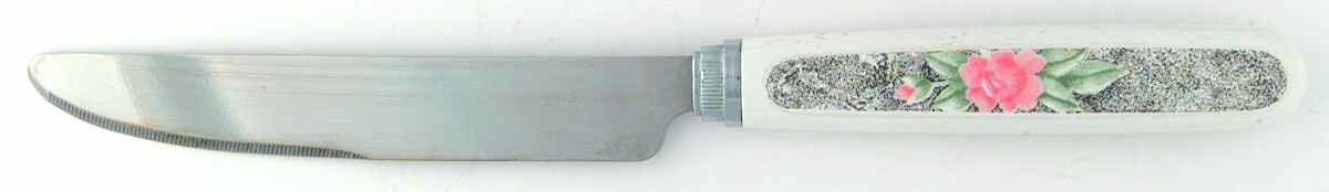 Silk and Roses (Corelle) Small Dinner Knife by Corning Corelle-1