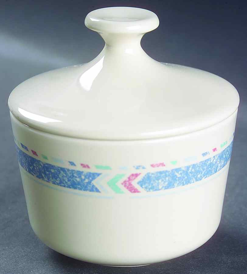 Southwest Heritage (Corelle) Sugar Bowl & Lid by Corning Corelle-1
