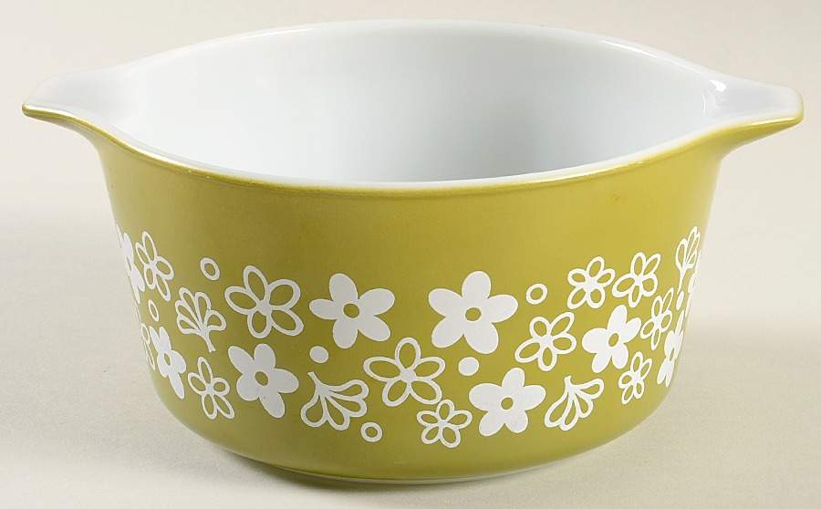 Spring Blossom (Large Flowers) 1 Qt Round Casserole No Lid by Corning Corelle-1